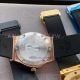 Perfect Replica Hublot Rose Gold Sand Bezel Black Strap 45mm Watch (7)_th.jpg